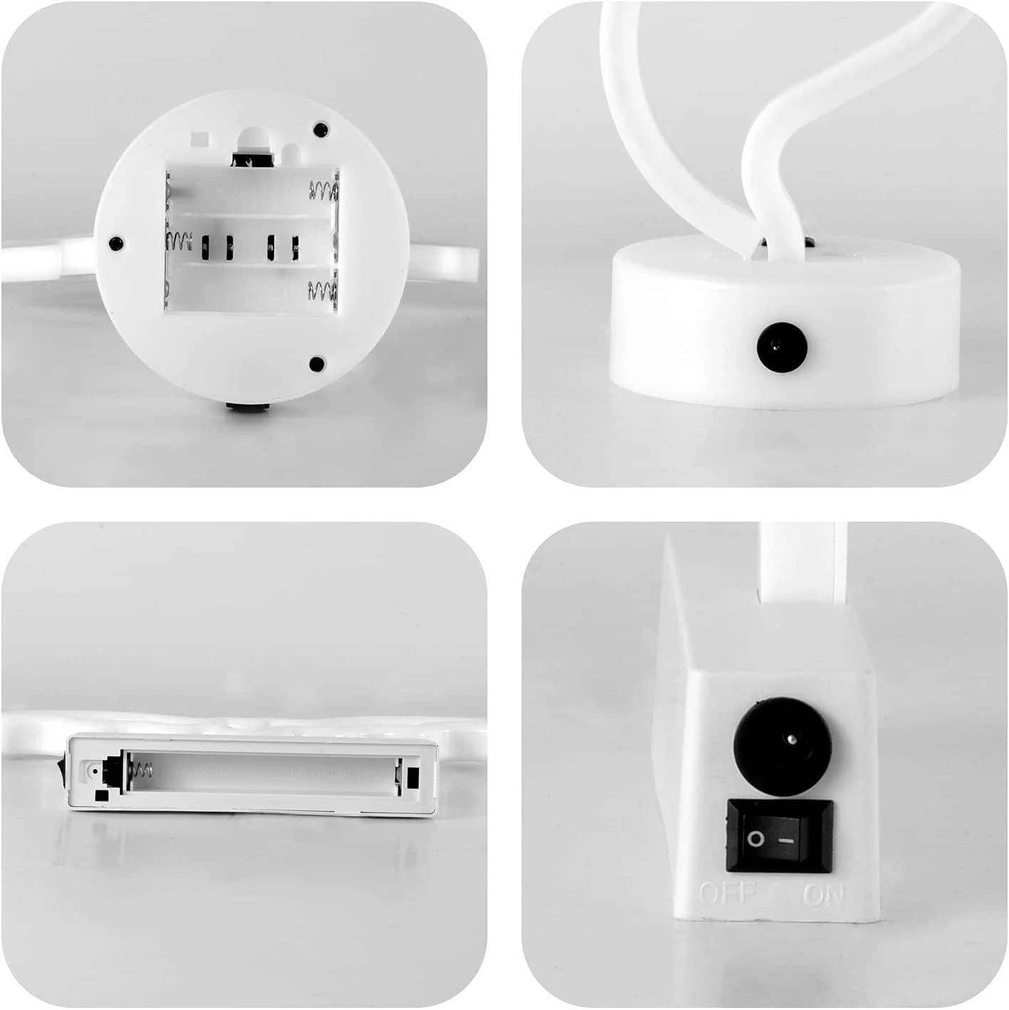 Joyin 2Pcs LED Ghost & Bat Neon Table Lamp Set - Halloween Decorations 5 Joyin 2Pcs LED Ghost & Bat Neon Table Lamp Set - Halloween Decorations - Image 5