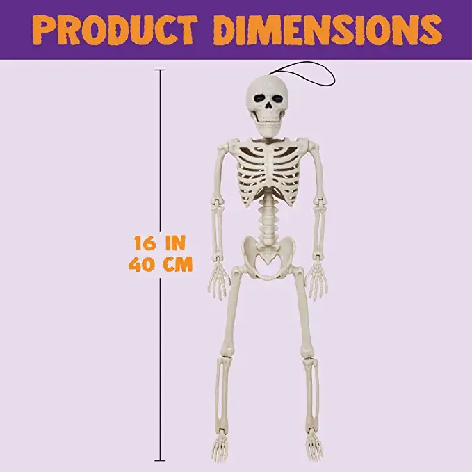 Joyin 5Pcs Posable Halloween Skeleton Decoration - Halloween Decorations 5 Joyin 5Pcs Posable Halloween Skeleton Decoration - Halloween Decorations - Image 5