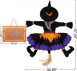 Joyin Crashing Witch Into Tree with Sign(Student Flyer) 47.2in - Halloween Decorations 12 Joyin Crashing Witch Into Tree with Sign(Student Flyer) 47.2in - Halloween Decorations -Spooky Home Decor 5 61878e9a 99bf 4fca 8ec1 41b7470b34f1