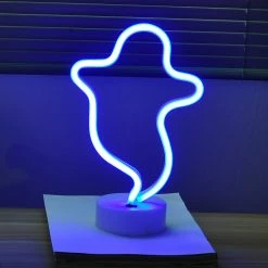 Joyin 2Pcs LED Ghost & Bat Neon Table Lamp Set - Halloween Decorations 9 Joyin 2Pcs LED Ghost & Bat Neon Table Lamp Set - Halloween Decorations -Spooky Home Decor 61sKiYt7m2L. AC SL1500