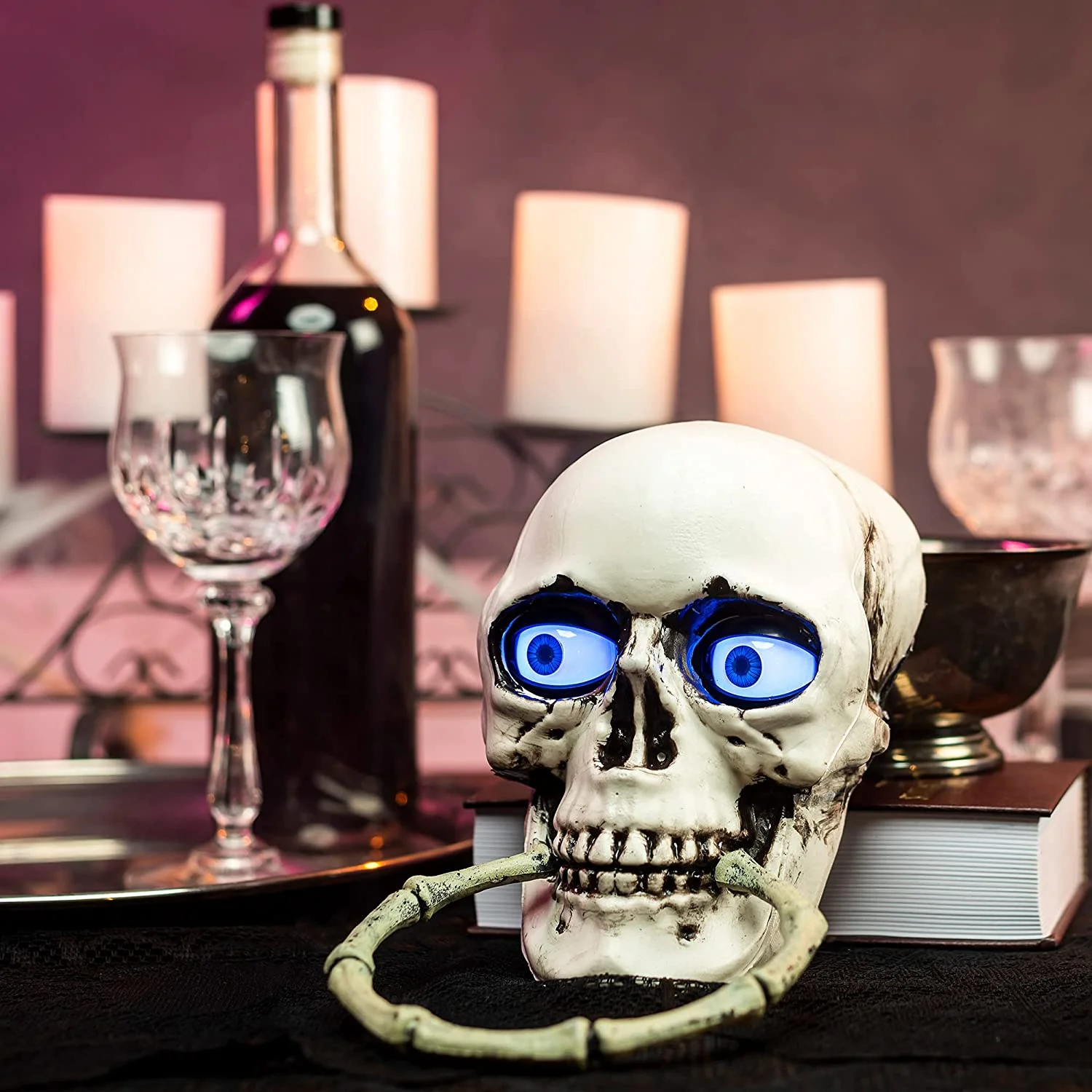 Joyin Skeleton Doorbell with Moving Eyes 30in - Halloween Decorations 6 Joyin Skeleton Doorbell with Moving Eyes 30in - Halloween Decorations - Image 6