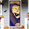 Joyin 3d Design Reaper Door Cover 30in x 72in - Halloween Decorations