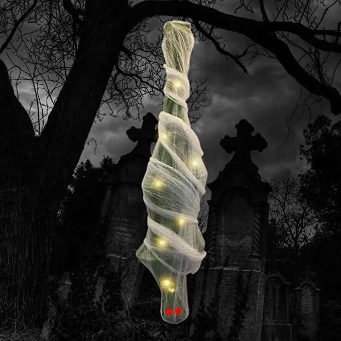 Joyin Lighted Up Mummy Cocoon 71in - Halloween Decorations
