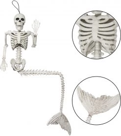Joyin 2 Posable Skeleton Mermaid Decoration - Halloween Decorations -Spooky Home Decor 711wBCgbHXL. AC SL1500
