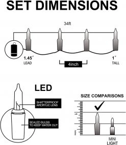 Joiedomi 100-Count Purple LED String Lights 34ft - Halloween Decorations -Spooky Home Decor 715yIfjvsgL. AC SL1500