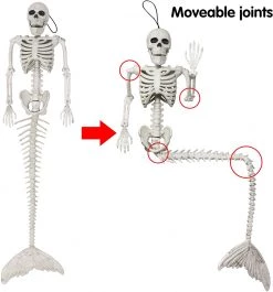 Joyin 2 Posable Skeleton Mermaid Decoration - Halloween Decorations -Spooky Home Decor 71JIfqovKAL. AC SL1500