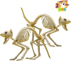 Joyin 2Pcs Halloween Cat Skeleton with Tail - Halloween Decorations