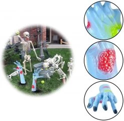 Joyin Zombie Hands with Lawn Stakes - Halloween Decorations -Spooky Home Decor 71eY7heEF8L. AC SL1500