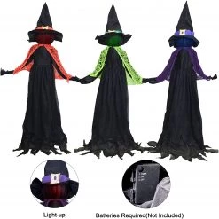 Joyin 3pcs Witch Yard Stakes Halloween Decoration 48in - Halloween Decorations -Spooky Home Decor 71uFgS6q0xL. AC SL1500