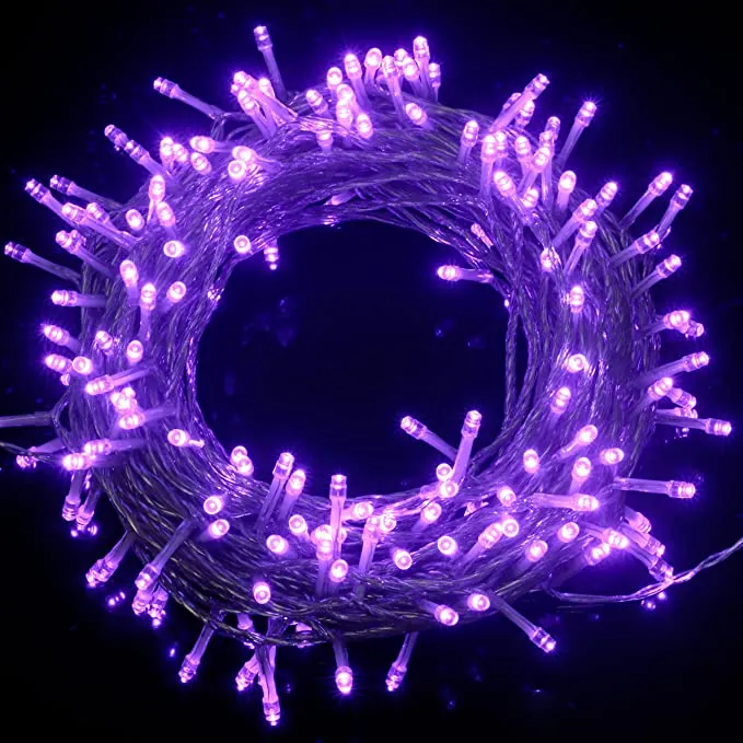 Joiedomi Purple LED String Lights 75.7ft - Halloween Decorations