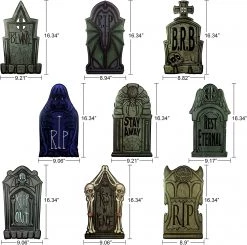Joyin 9Pcs Tombstone Yard Decoration 16.34in - Halloween Decorations -Spooky Home Decor 7 350729fc e65b 4f5a b4f0 a5f33e51af20