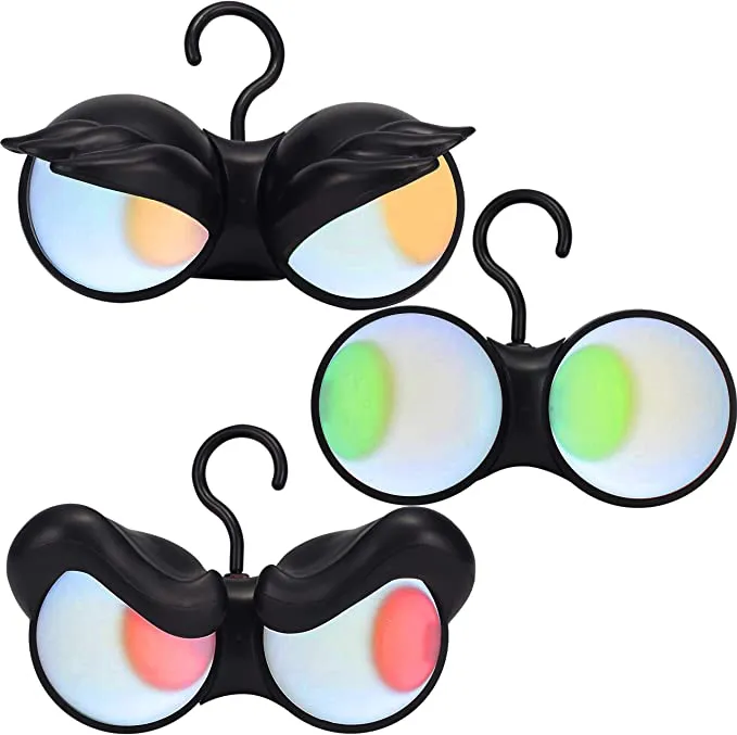 Joiedomi 3Pcs Halloween Animated Flashing Peeping Eyes - Halloween Decorations