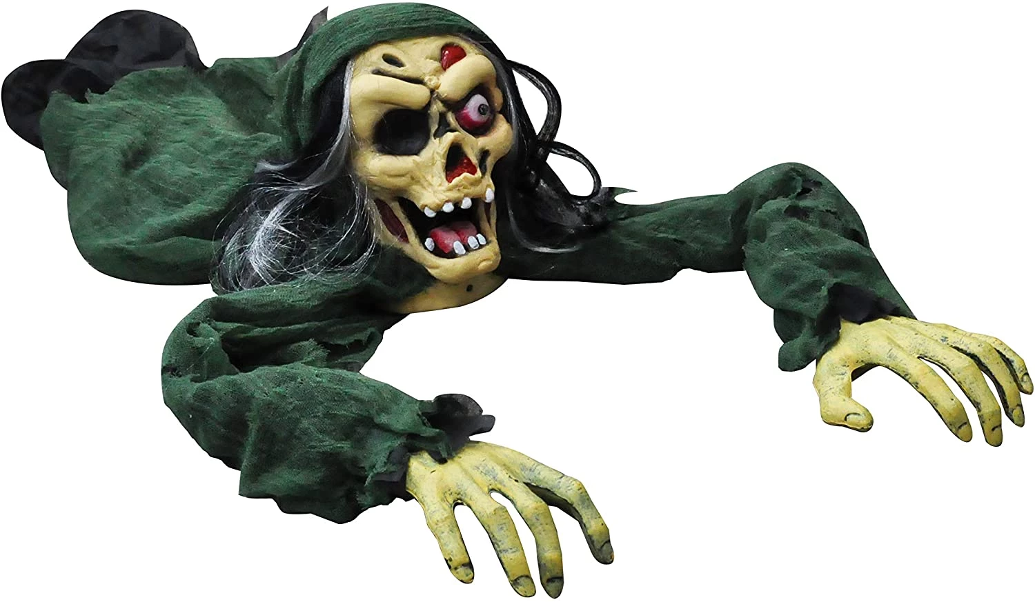 Joyin Animated Zombie Groundbreaker with Flashing Eye & Sound (Green) - Halloween Decorations 3 Joyin Animated Zombie Groundbreaker with Flashing Eye & Sound (Green) - Halloween Decorations - Image 3