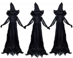 Joyin 3pcs Light Up Witch Yard Stake Decoration 48in - Halloween Decorations -Spooky Home Decor 81OSKvJAmkL. AC SL1500