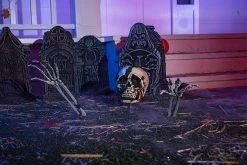 Joyin 3Pcs Skeleton Yard Stakes with Fake Moss - Halloween Decorations -Spooky Home Decor 81TudMgMnfL. AC SL1500