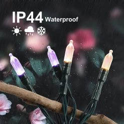 Joiedomi Battery Powered Orange & Purple Wire String Lights 17.3ft - Halloween Decorations -Spooky Home Decor 81b SznnN0L. AC SL1500