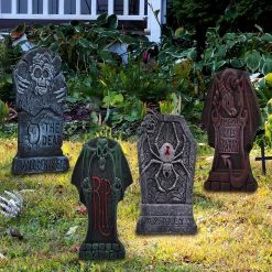Joyin 6Pcs Tombstone With Dragon Design Decorations 17in - Halloween Decorations -Spooky Home Decor 911ZxRqQXoL. AC SL1500