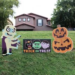 Joyin 7 Pcs Friendly Halloween Corrugate Yard Stake Signs - Halloween Decorations -Spooky Home Decor 91gTGtG3e L. AC SL1500