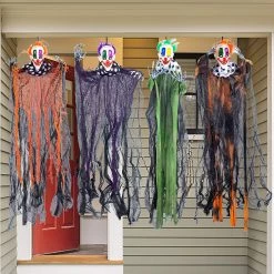Joyin 4Pcs Halloween Hanging Clown Decorations 29in - Halloween Decorations -Spooky Home Decor B08BGB59D6c