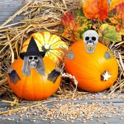 Joyin 4Pcs Grim Reaper Pumpkin Stakes - Halloween Decorations -Spooky Home Decor B08BH95TF65