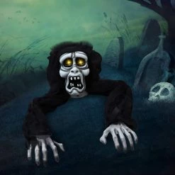 Joyin Animated Zombie GroundBreaker with Flashing Eye & Sound (white) - Halloween Decorations 8 Joyin Animated Zombie GroundBreaker with Flashing Eye & Sound (white) - Halloween Decorations -Spooky Home Decor B08BJGP9DF4