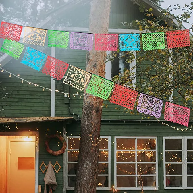 Joyin 16Pcs Day of the Dead Banner - Halloween Decorations 4 Joyin 16Pcs Day of the Dead Banner - Halloween Decorations - Image 4