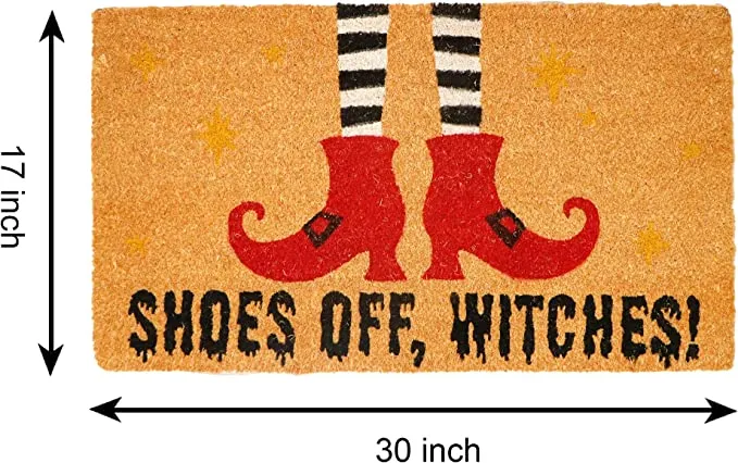 Joyin Doormat with Witch Shoes Design 30in x 17in - Halloween Decorations 7 Joyin Doormat with Witch Shoes Design 30in x 17in - Halloween Decorations - Image 7