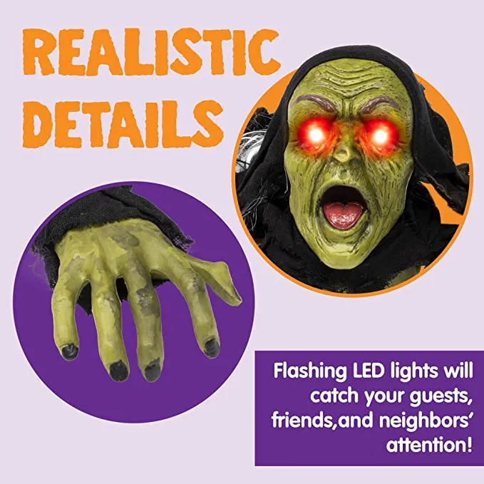 Joyin Halloween Animated Zombie Groundbreaker Decoration - Halloween Decorations 3 Joyin Halloween Animated Zombie Groundbreaker Decoration - Halloween Decorations - Image 3