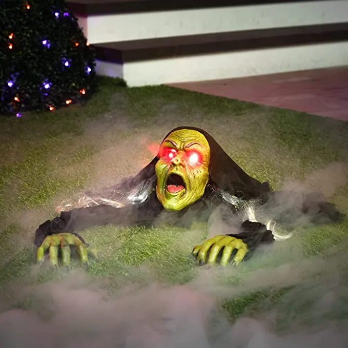 Joyin Halloween Animated Zombie Groundbreaker Decoration - Halloween Decorations 6 Joyin Halloween Animated Zombie Groundbreaker Decoration - Halloween Decorations - Image 6