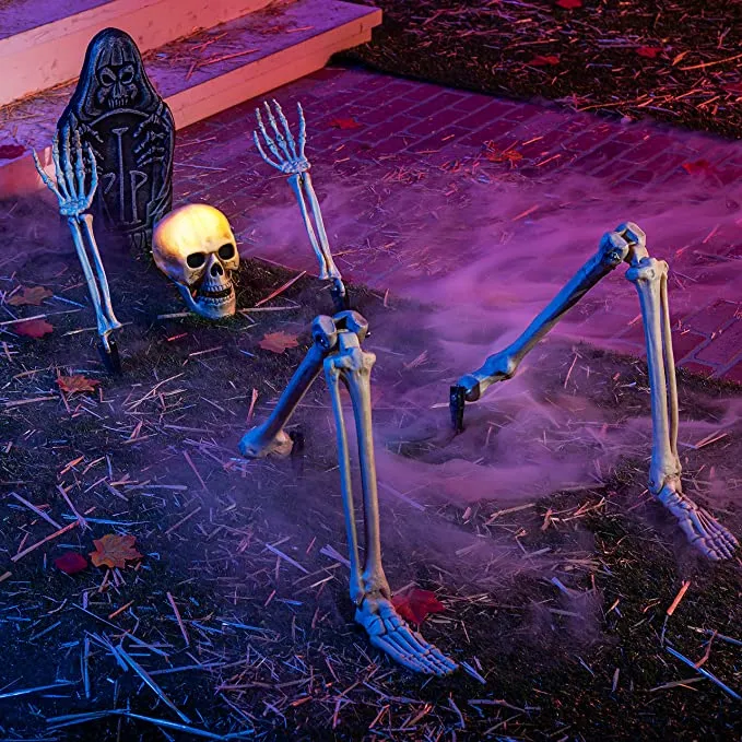 Joyin Light up Skeleton Groundbreaker Halloween Decoration - Halloween Decorations
