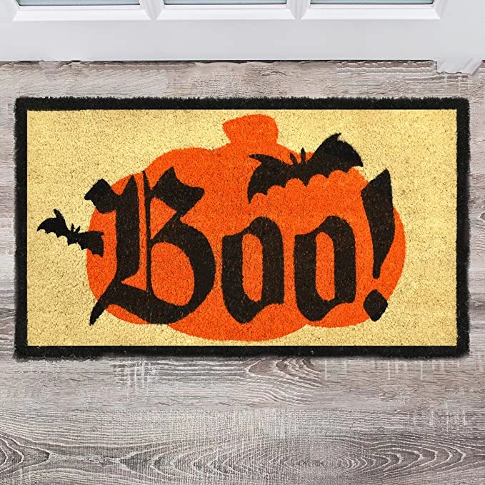 Joyin Halloween Boo Doormat Natural Coir Doorway 30in x 17in - Halloween Decorations 3 Joyin Halloween Boo Doormat Natural Coir Doorway 30in x 17in - Halloween Decorations - Image 3