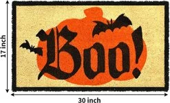 Joyin Halloween Boo Doormat Natural Coir Doorway 30in x 17in - Halloween Decorations 11 Joyin Halloween Boo Doormat Natural Coir Doorway 30in x 17in - Halloween Decorations -Spooky Home Decor Halloween Boo Doormat 6