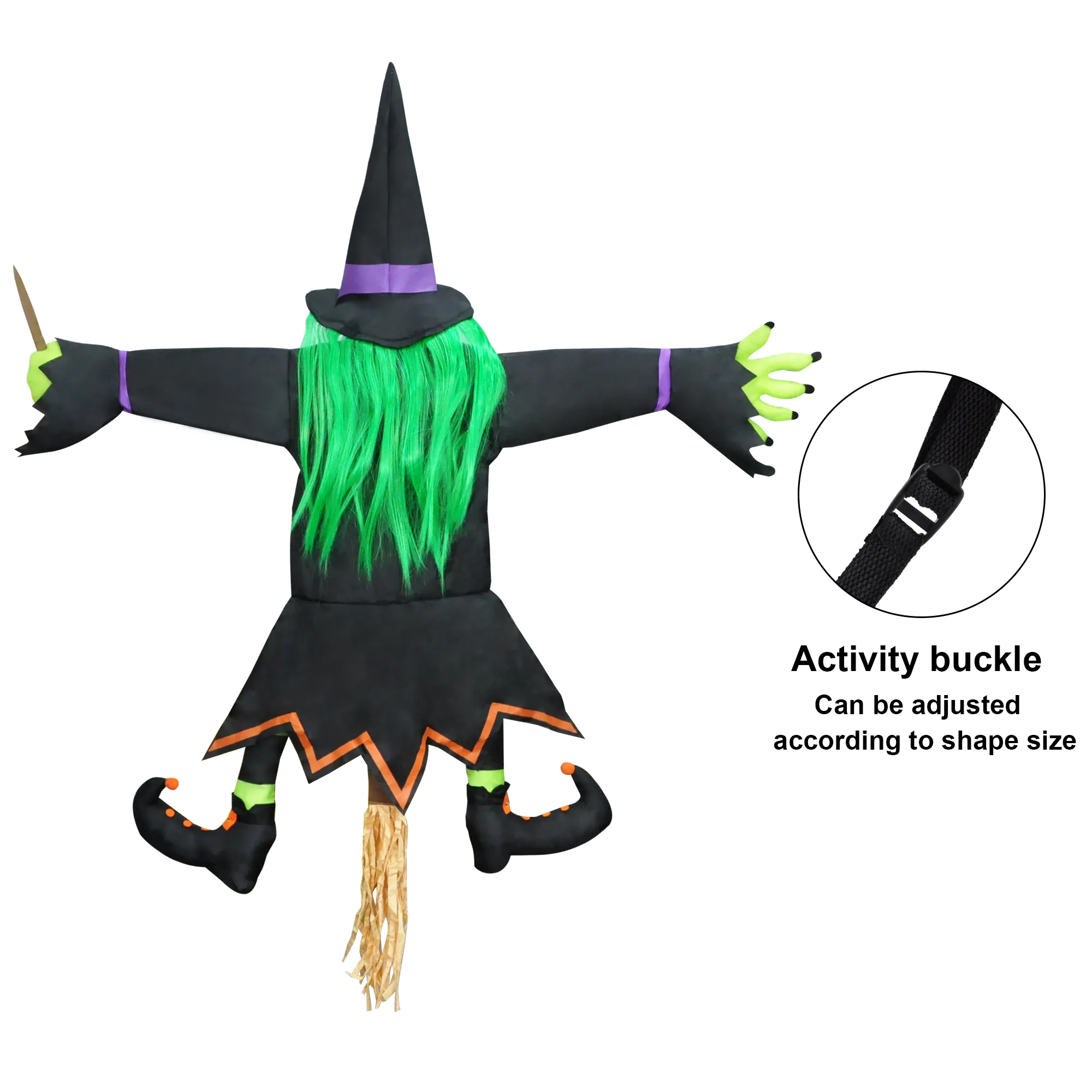 Joyin Halloween Crashing Witch Into Tree Decoration - Halloween Decorations 4 Joyin Halloween Crashing Witch Into Tree Decoration - Halloween Decorations - Image 4
