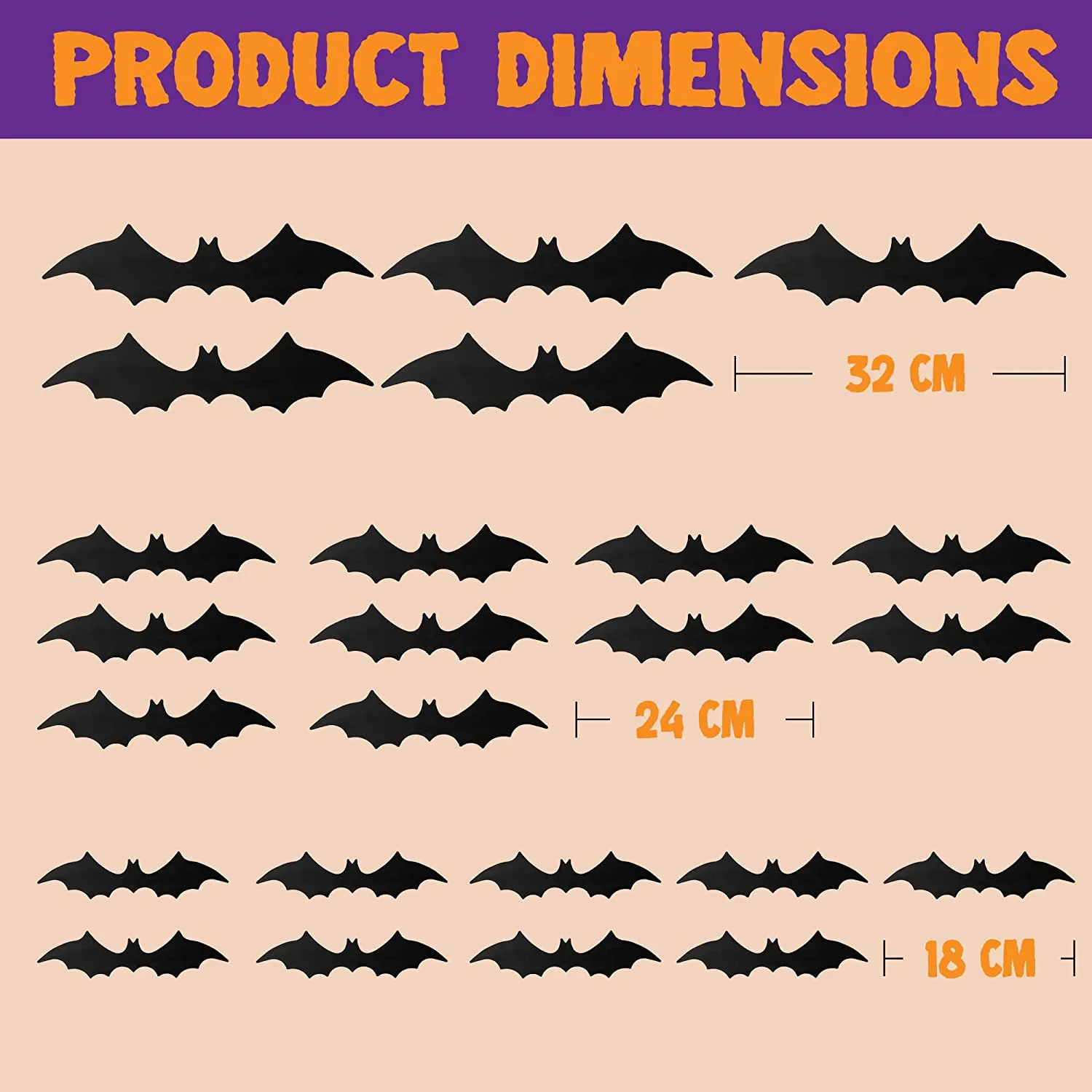 Joyin Halloween Decorating Set with Bat Stickers, Spider & Crows - Halloween Decorations 6 Joyin Halloween Decorating Set with Bat Stickers, Spider & Crows - Halloween Decorations - Image 6