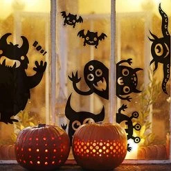 Joyin Halloween Window Clings ( Monster) - Halloween Decorations -Spooky Home Decor Halloween Window Clings Monster 6