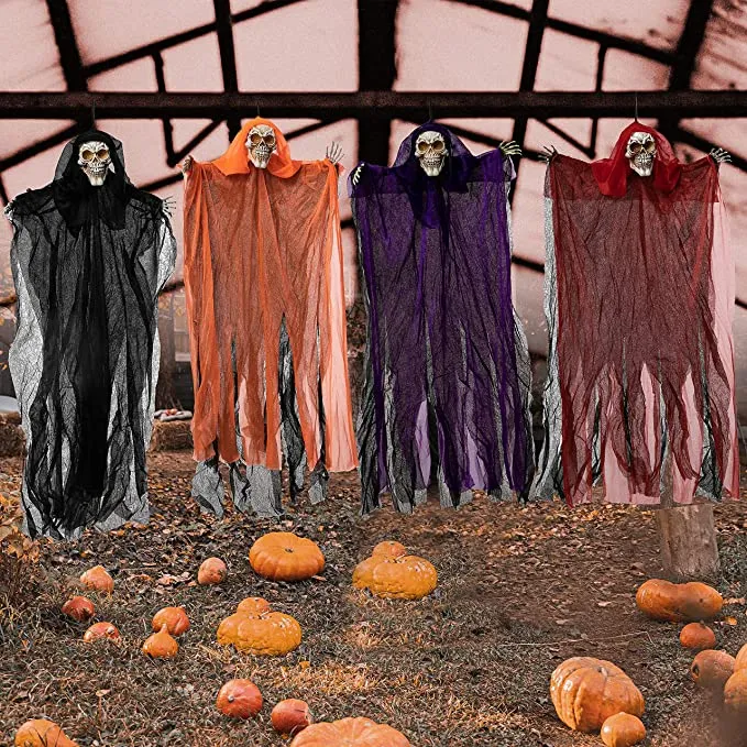 Joyin 4Pcs Hanging Grim Reapers 26in - Halloween Decorations