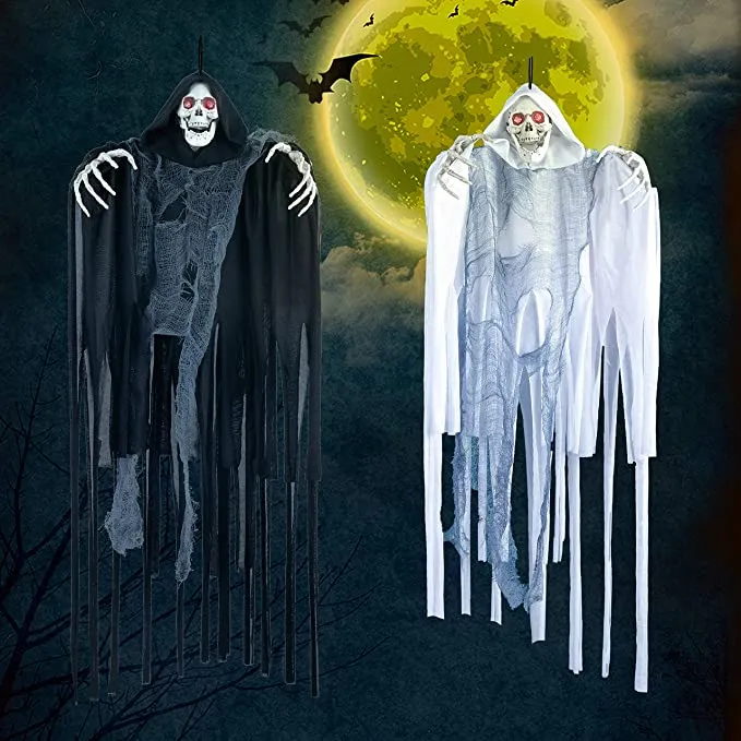 Joyin 2Pcs Hanging Shaking Grim Reapers 23.6in - Halloween Decorations