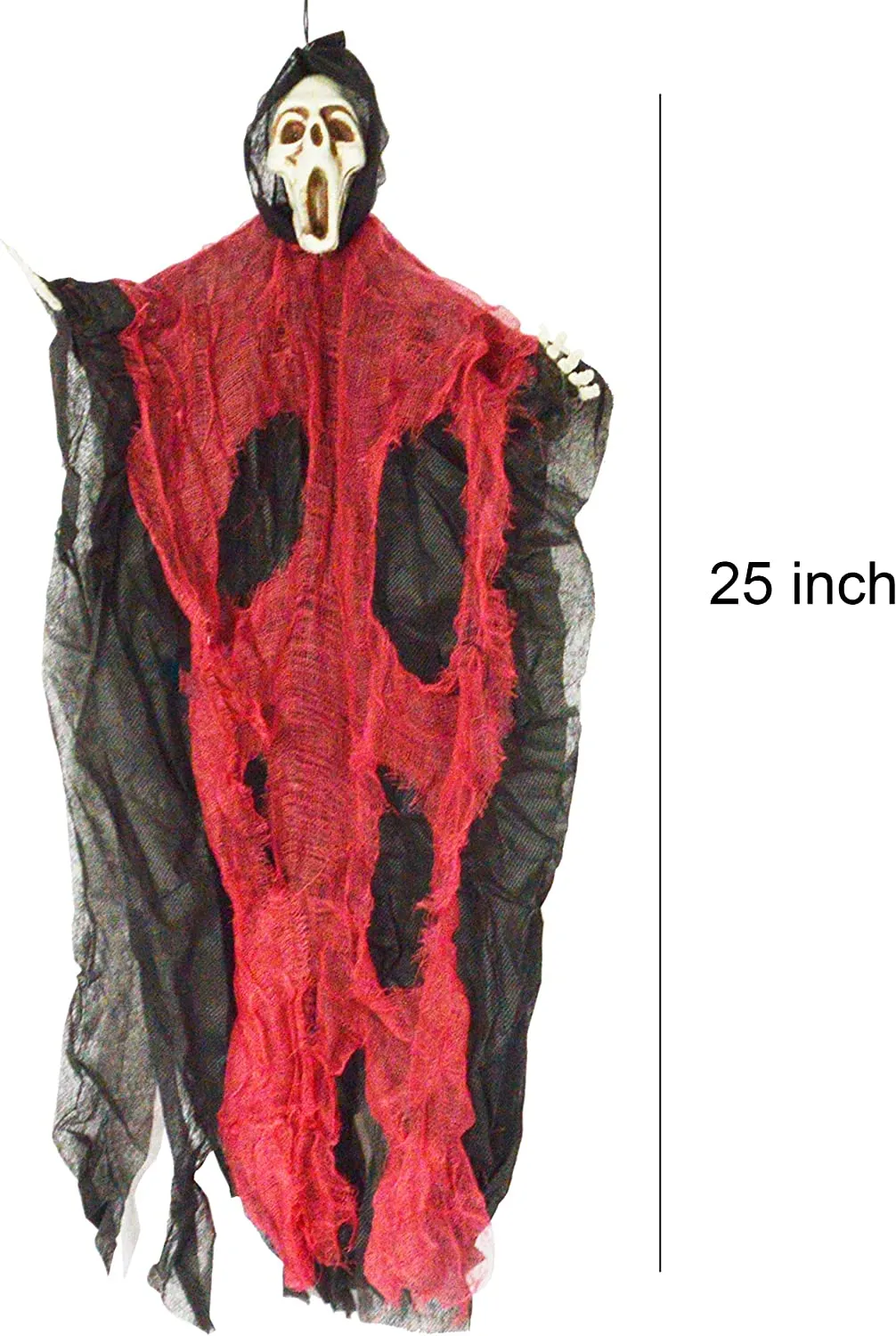 Joyin 3 Pack Hanging Skeleton Ghost and Grim Reaper Decoration - Halloween Decorations 4 Joyin 3 Pack Hanging Skeleton Ghost and Grim Reaper Decoration - Halloween Decorations - Image 4