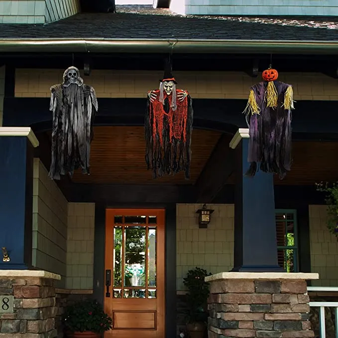 Joyin 3Pcs Hanging Witch with Bendable Arms 35.3in - Halloween Decorations 4 Joyin 3Pcs Hanging Witch with Bendable Arms 35.3in - Halloween Decorations - Image 4