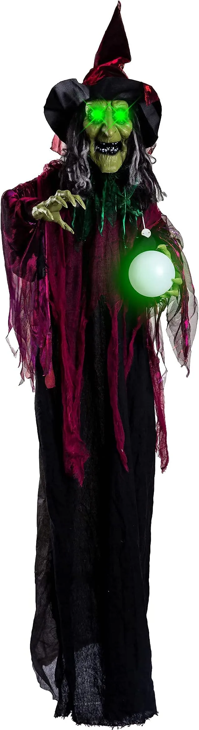 Joyin Hanging Witch with Magic Ball 70.8in - Halloween Decorations 6 Joyin Hanging Witch with Magic Ball 70.8in - Halloween Decorations - Image 6