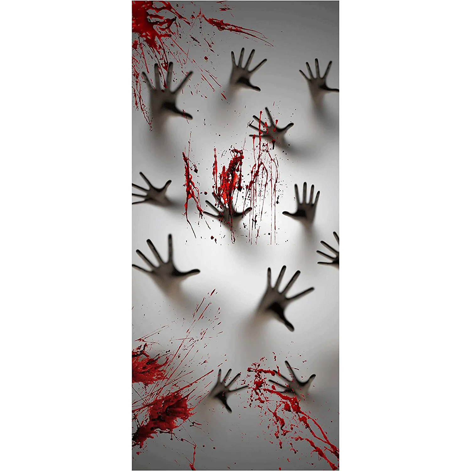 Joyin Halloween Window Door Cover Zombie Hands 72 x 30in - Halloween Decorations