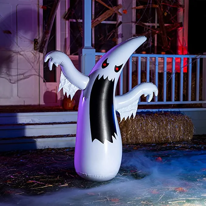 Joyin 4.5ft Inflatable Ghost Tumbler Decoration - Halloween Decorations