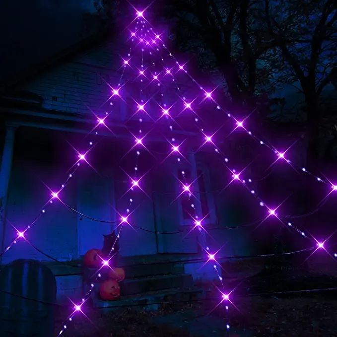 Joyin LED Tirangle Spider Web 15.7x19.7Ft - Halloween Decorations