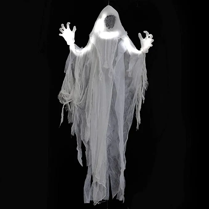 Joyin 2Pcs Lighted Hanging Faceless Ghosts 48in - Halloween Decorations 6 Joyin 2Pcs Lighted Hanging Faceless Ghosts 48in - Halloween Decorations - Image 6
