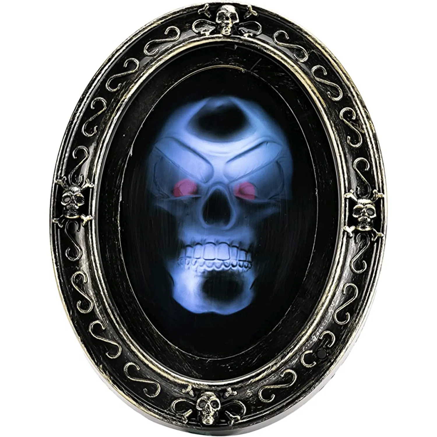 Joyin Motion Activated Skull Mirror - Halloween Decorations