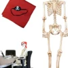 Joyin Posable Skeleton Halloween Decoration 5ft - Halloween Decorations