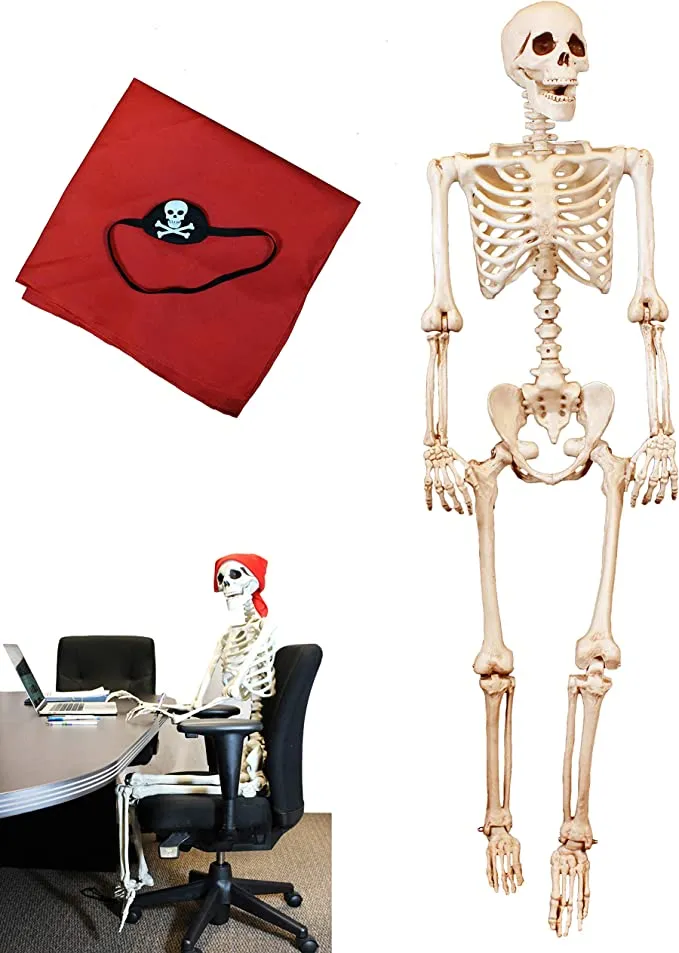 Joyin Posable Skeleton Halloween Decoration 5ft - Halloween Decorations