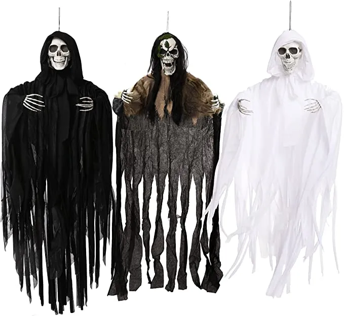 Joyin 3Pcs Scary Grim Reapers 32in - Halloween Decorations