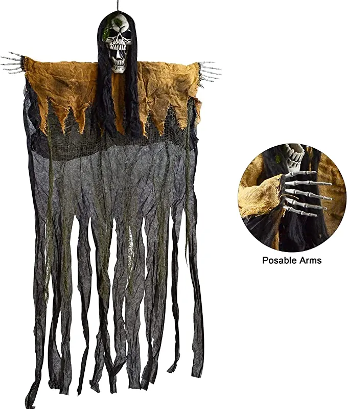 Joyin 3Pcs Scary Hanging Skeleton 48in - Halloween Decorations 5 Joyin 3Pcs Scary Hanging Skeleton 48in - Halloween Decorations - Image 5