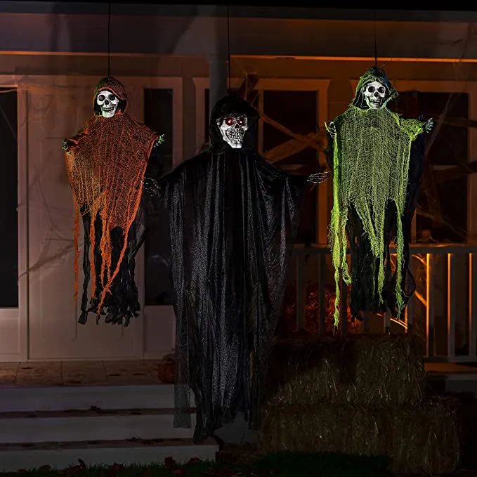 Joyin 3Pcs Spooky Grim Reaper - Halloween Decorations